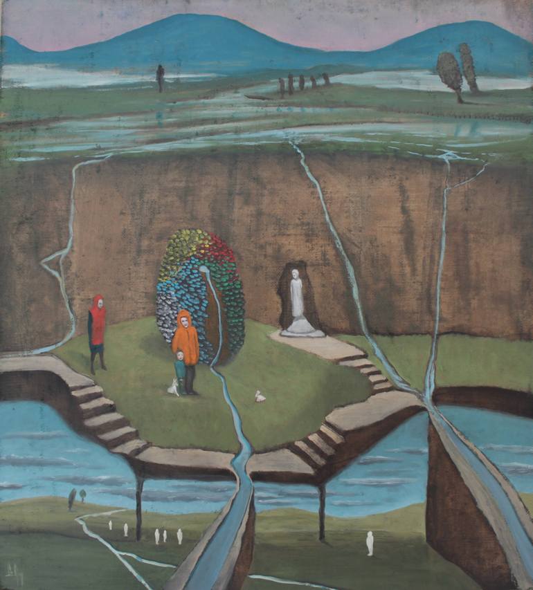 Original  Painting by Gyula Szabo