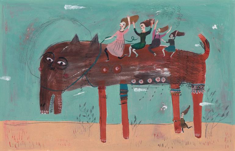 Original  Painting by Hanieh Ghashghaei