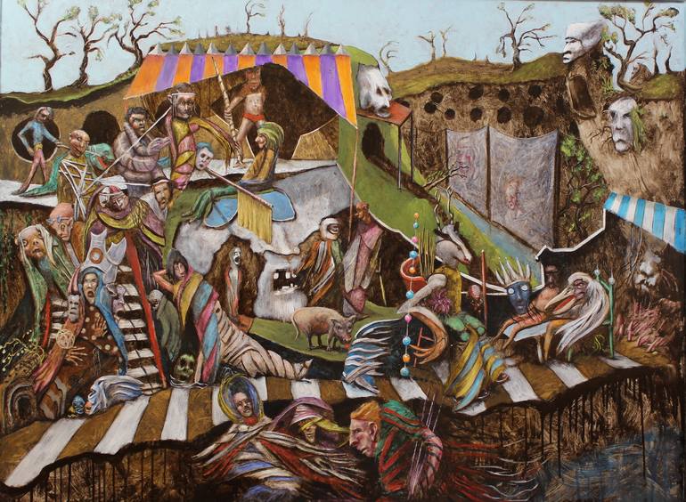 Original  Painting by Gyula Szabo