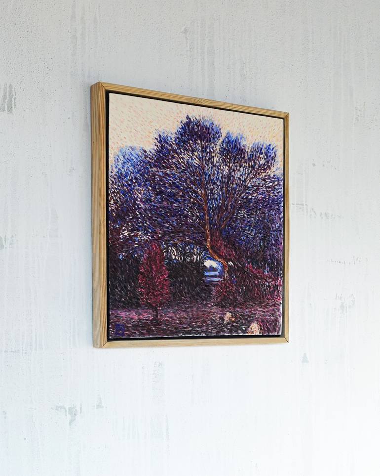 Original Impressionism Landscape Painting by Yusuf Epçin